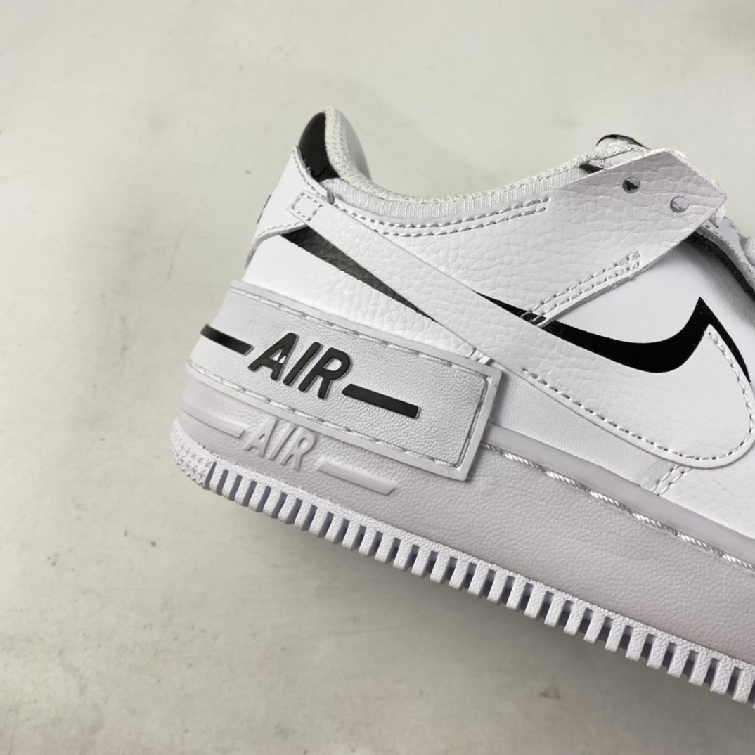 P200  Nike Air Force 1 Shadow 空军一号轻量增高低帮百搭板鞋 CQ0919-001
