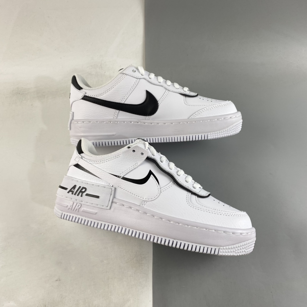P200  Nike Air Force 1 Shadow 空军一号轻量增高低帮百搭板鞋 CQ0919-001