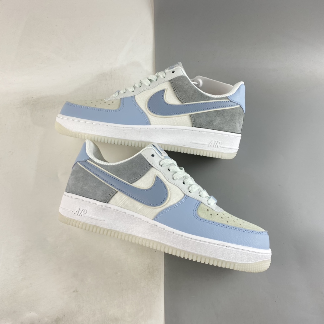 P200  Nike Air Force 1’07 Low 幻影冰蓝 空军一号低帮休闲板鞋 AO2425-400