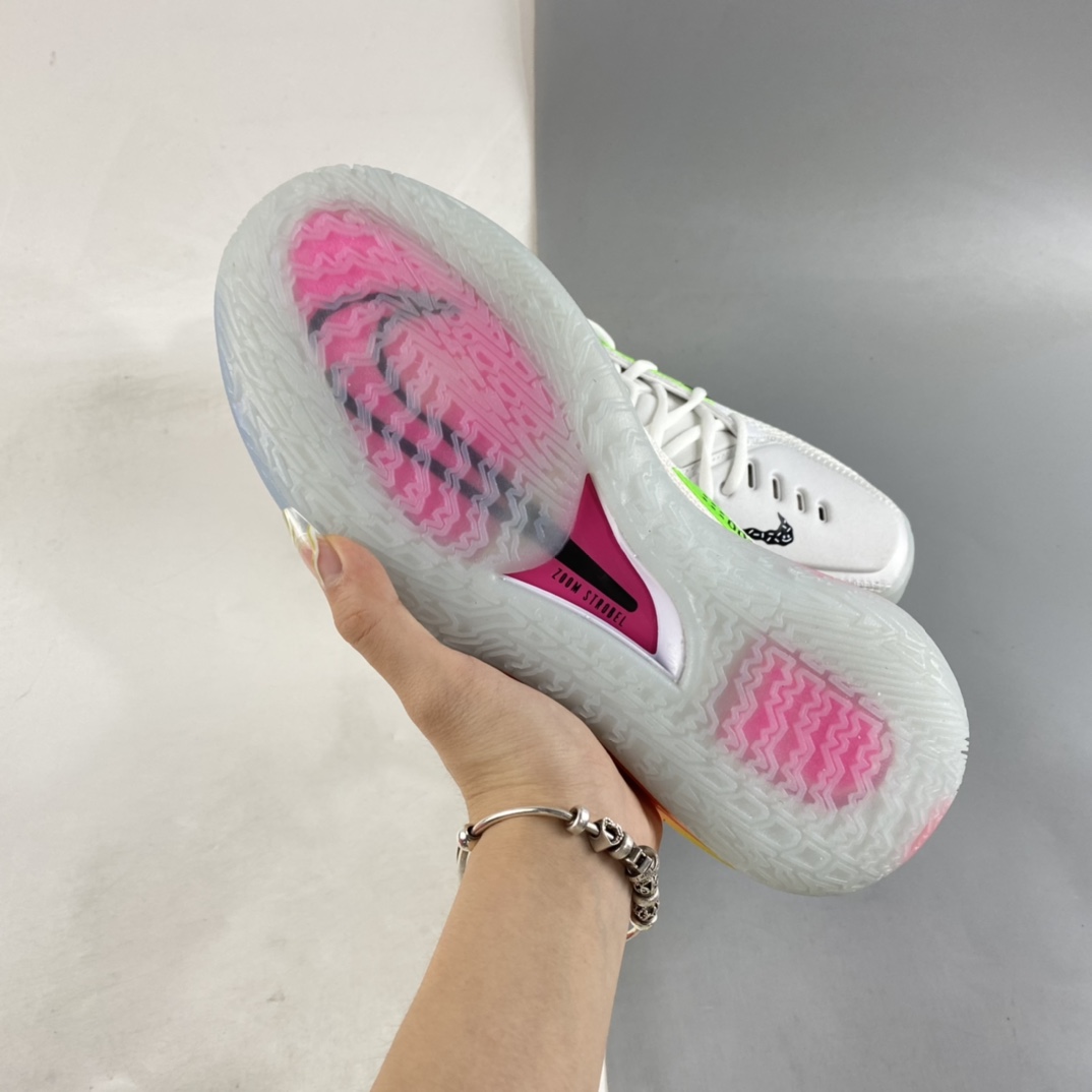 P350  Nike Air Zoom G.T.Cut EP 白彩虹配色 实战系列篮球鞋 DX4112-114