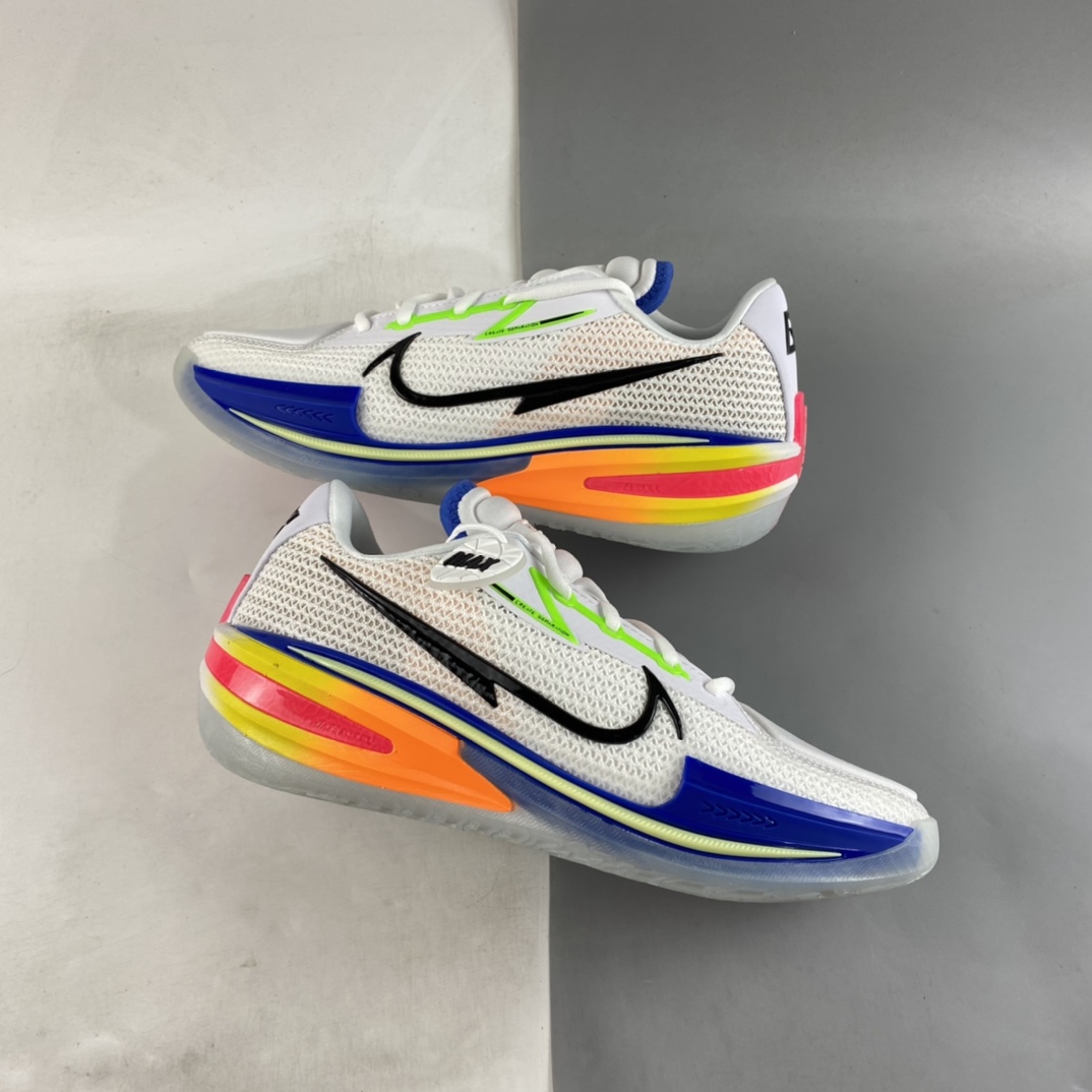 P350  Nike Air Zoom G.T.Cut EP 白彩虹配色 实战系列篮球鞋 DX4112-114