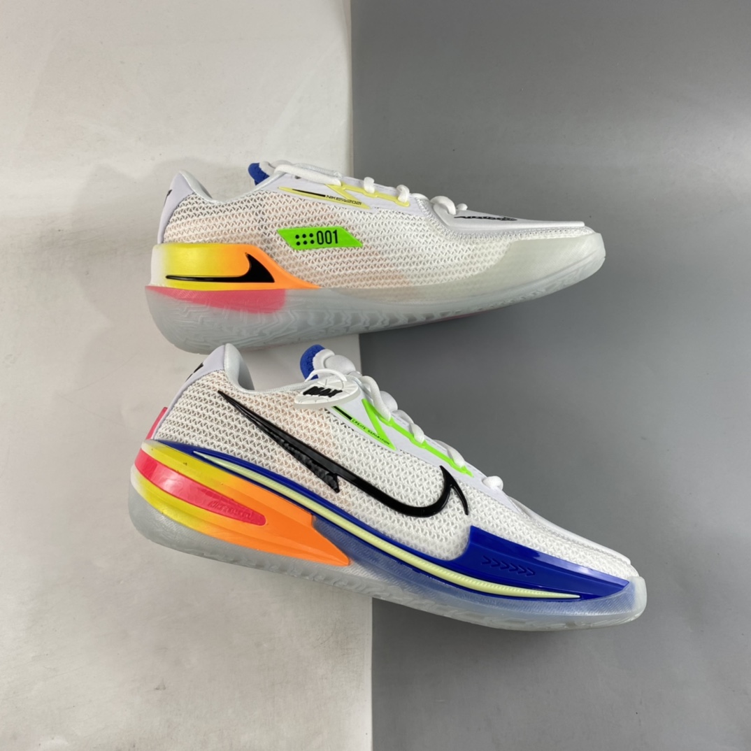 P350  Nike Air Zoom G.T.Cut EP 白彩虹配色 实战系列篮球鞋 DX4112-114