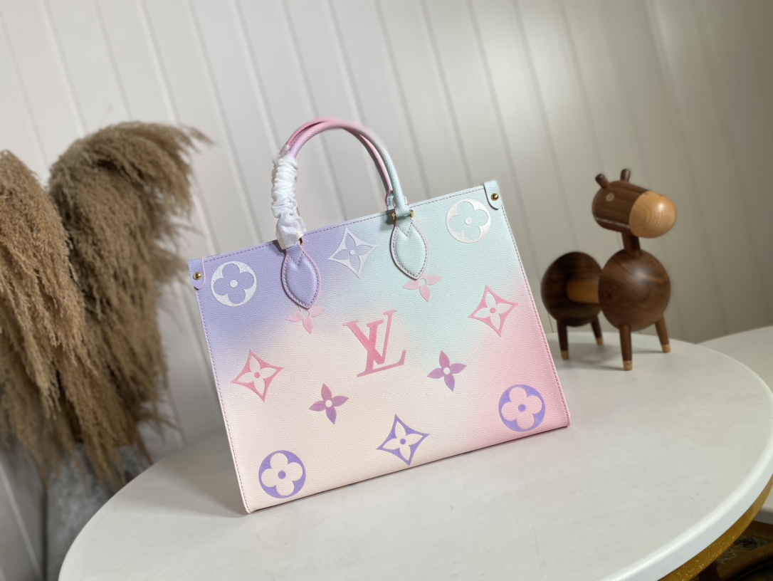 Louis Vuitton LV Onthego Bags Handbags Fake Designer
 Pink Monogram Canvas Spring Collection M20510