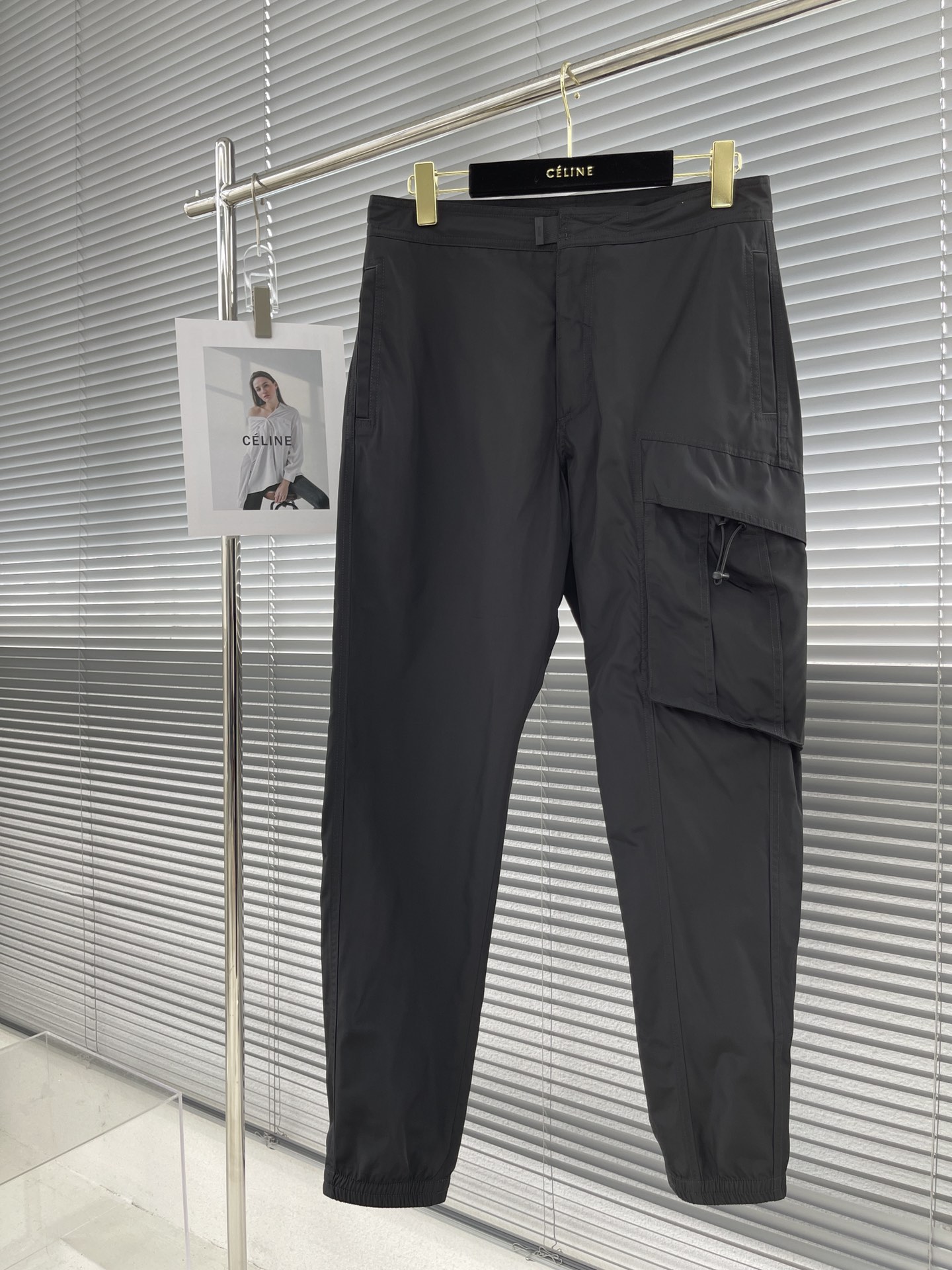 Dior Wholesale
 Clothing Pants & Trousers Blue Plastic Polyester Rubber
