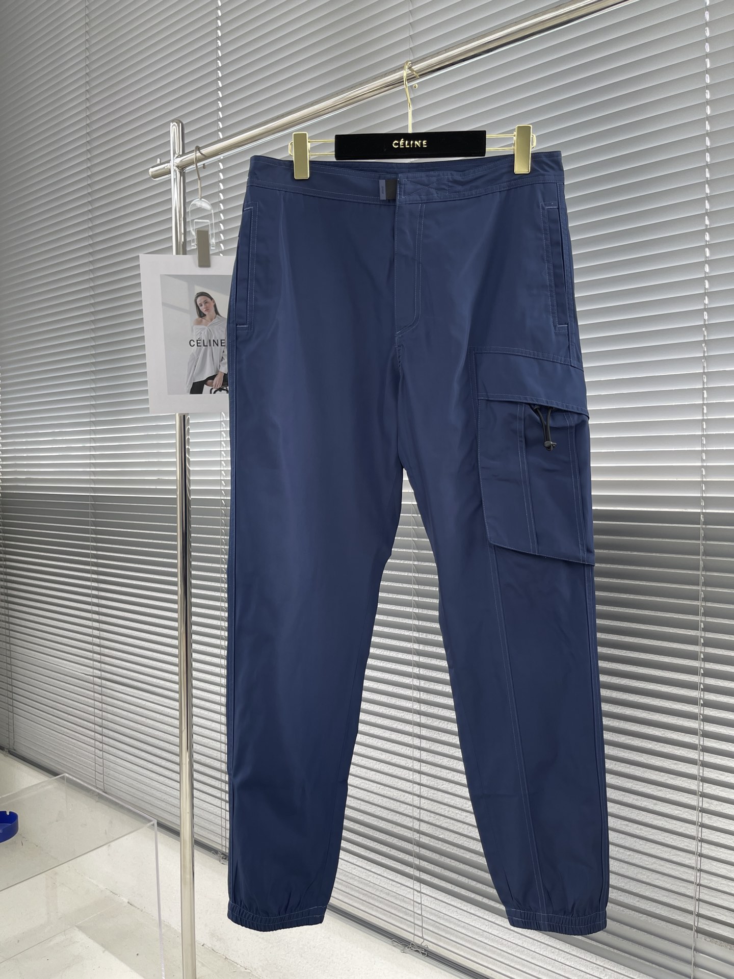 Buy Top High quality Replica
 Dior Clothing Pants & Trousers Blue Plastic Polyester Rubber