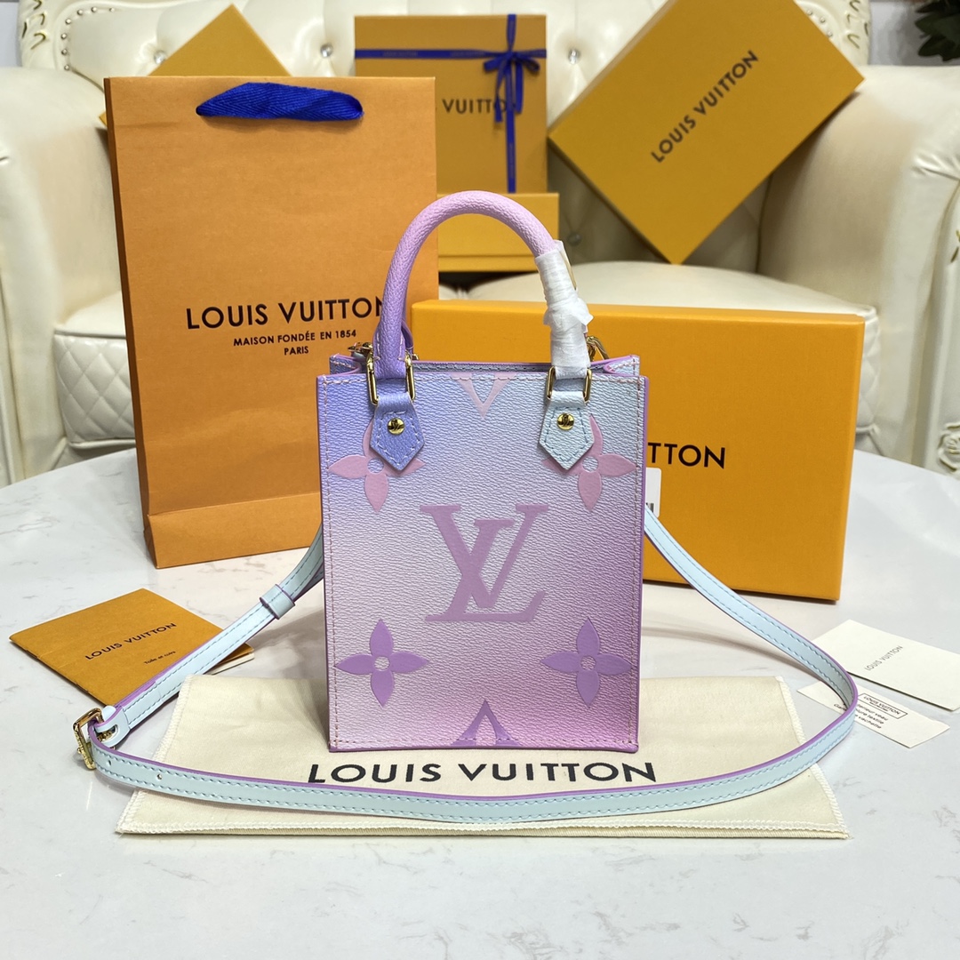 Louis Vuitton LV Sac Plat Bags Handbags Monogram Canvas City m81341