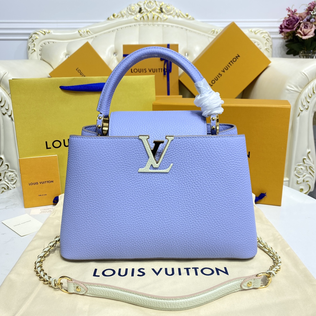 Louis Vuitton LV Capucines Bags Handbags Best Designer Replica
 Splicing Cowhide Snake Skin M59516