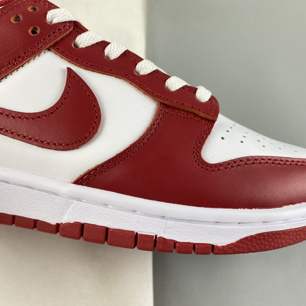 P260  Nike Dunk Low ”Gym Red” 白红金字 SB低帮运动休闲板鞋 DD1391-602