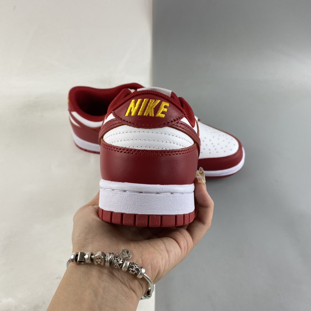 P260  Nike Dunk Low ”Gym Red” 白红金字 SB低帮运动休闲板鞋 DD1391-602