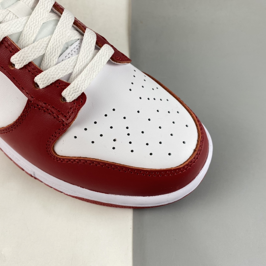 P260  Nike Dunk Low ”Gym Red” 白红金字 SB低帮运动休闲板鞋 DD1391-602