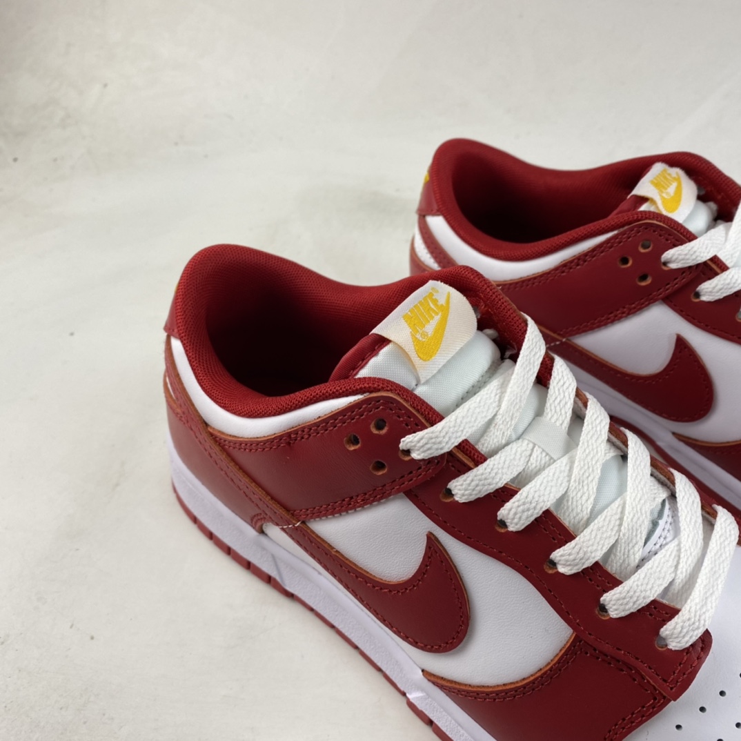 P260  Nike Dunk Low ”Gym Red” 白红金字 SB低帮运动休闲板鞋 DD1391-602