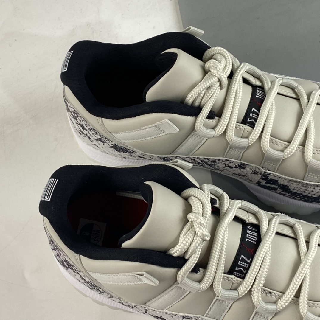 P320  Air Jordan 11 Low SE ”Snakeskin” AJ11 乔11 白蛇纹 CD6846-002