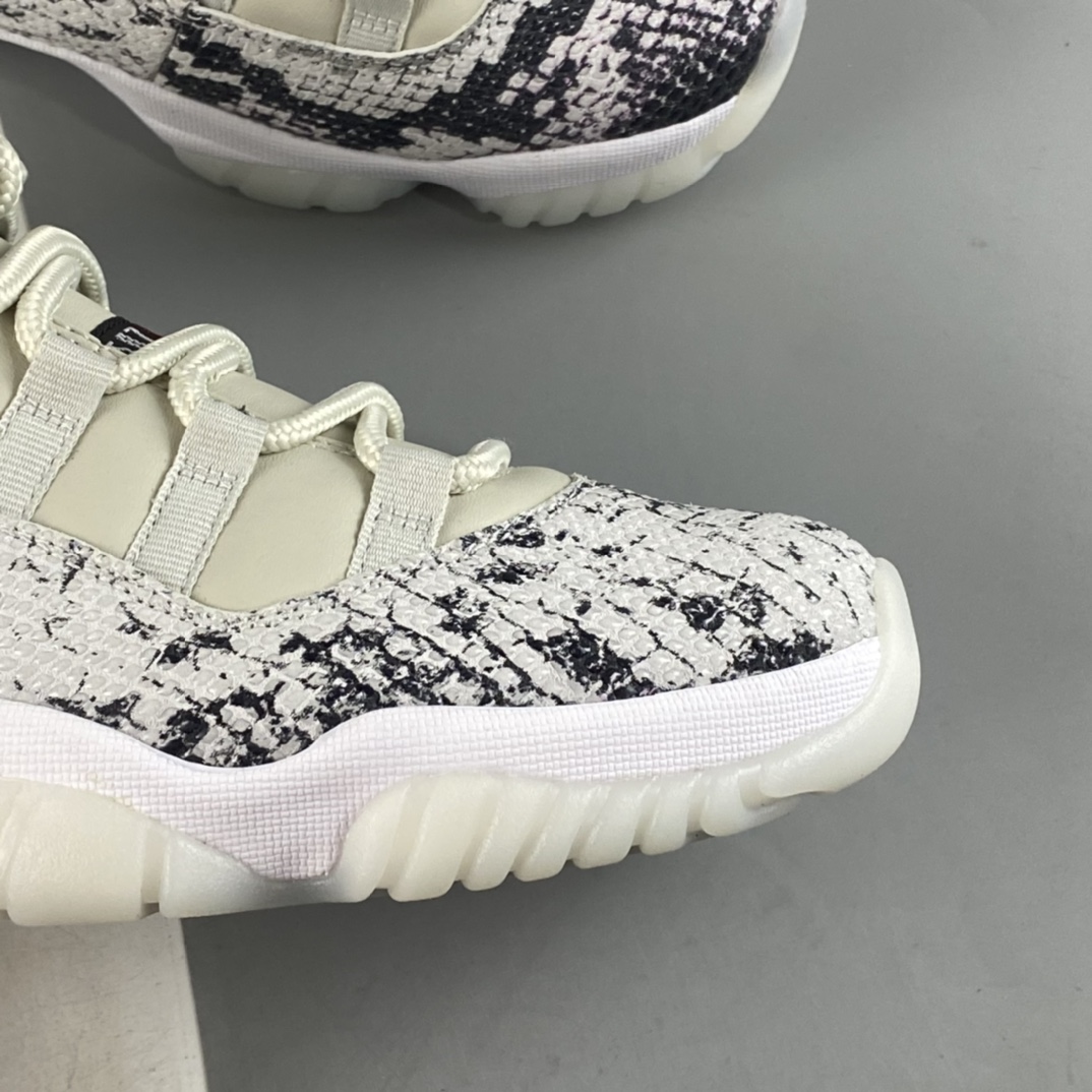 P320  Air Jordan 11 Low SE ”Snakeskin” AJ11 乔11 白蛇纹 CD6846-002