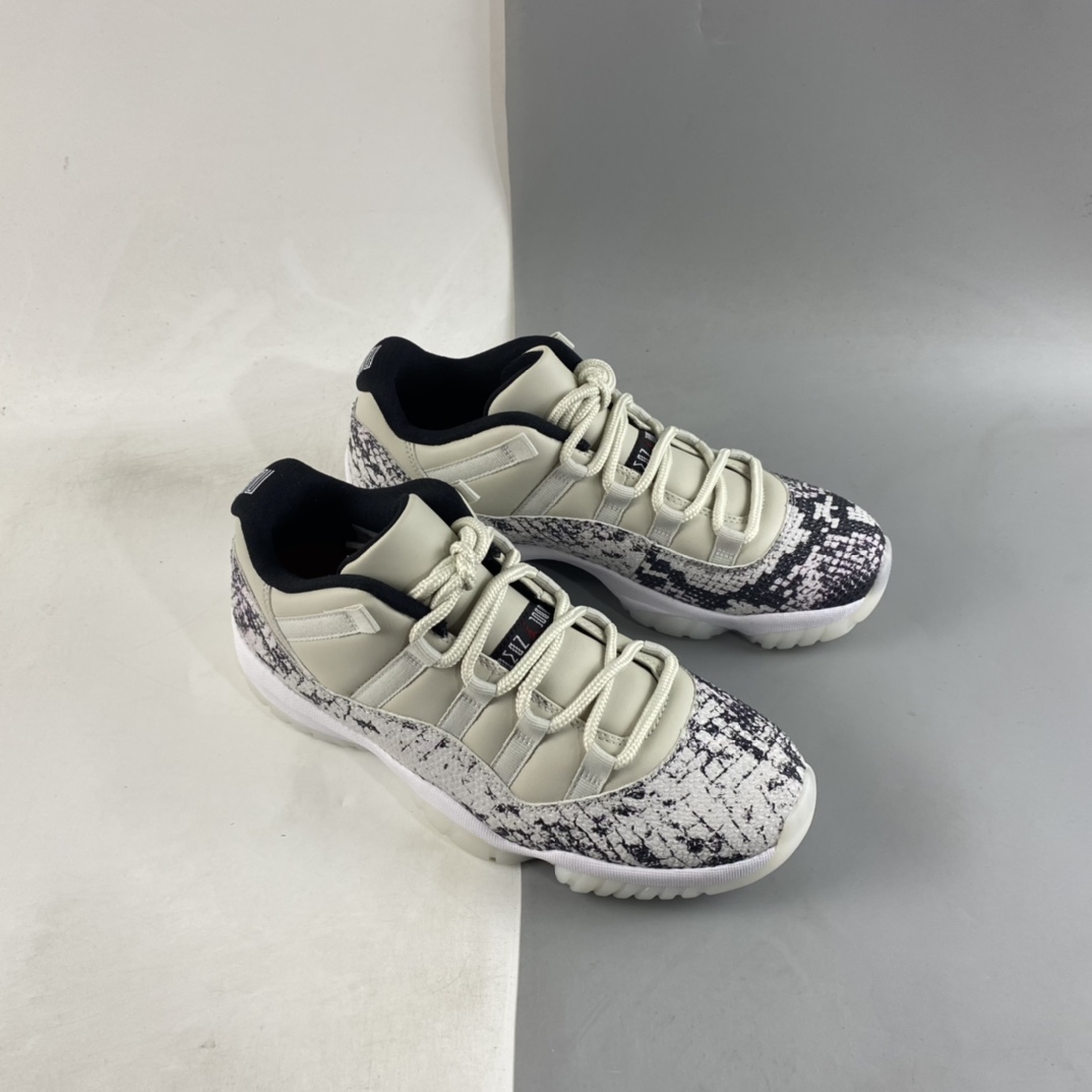 P320  Air Jordan 11 Low SE ”Snakeskin” AJ11 乔11 白蛇纹 CD6846-002