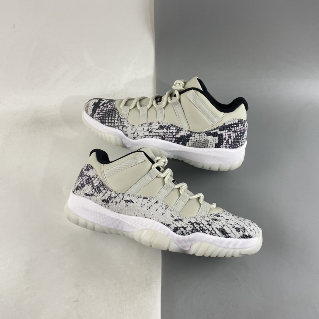 P320  Air Jordan 11 Low SE ”Snakeskin” AJ11 乔11 白蛇纹 CD6846-002