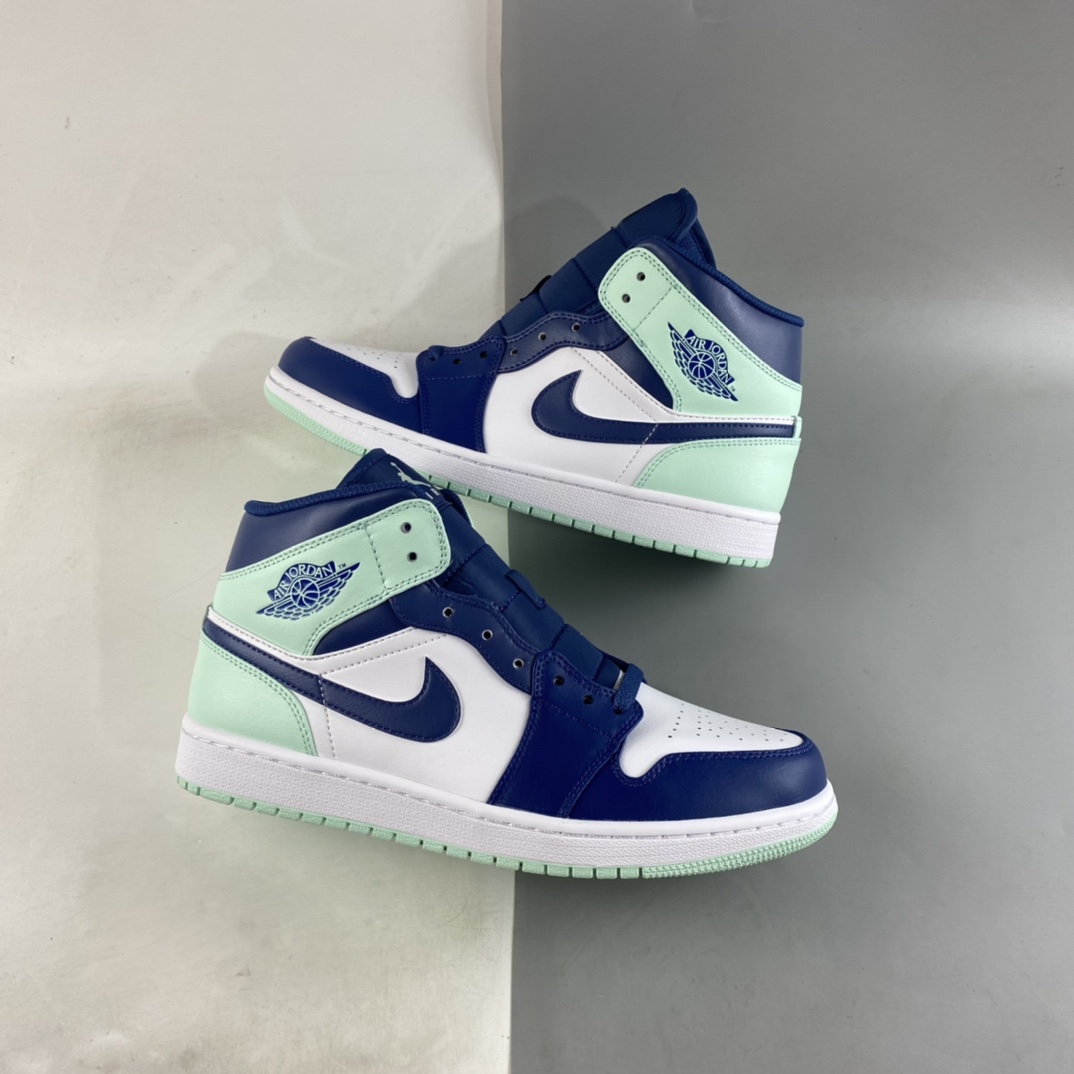 P260  Air Jordan 1 Mid AJ1 乔1 中帮百搭休闲运动板鞋 554724-413