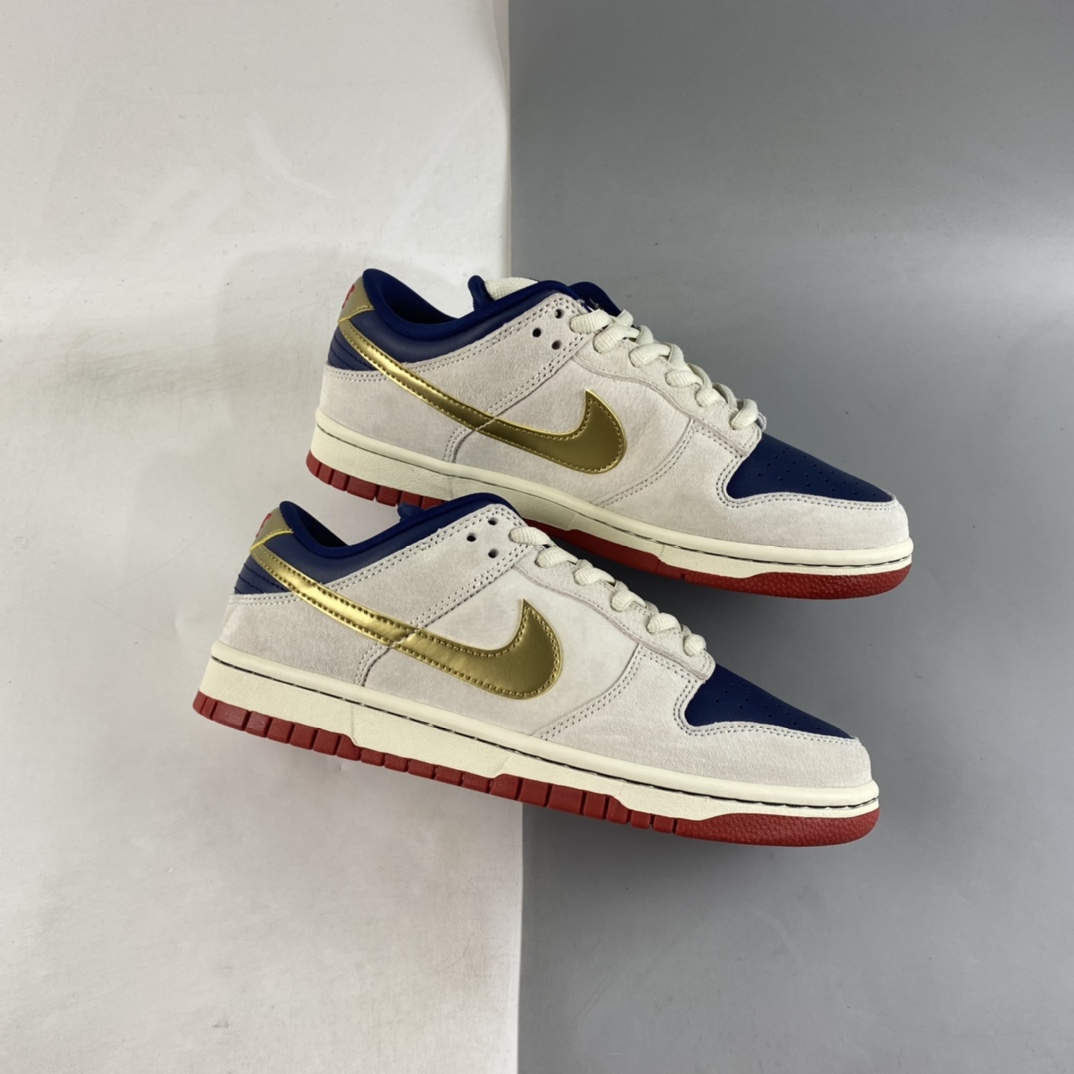 P320  Nike Dunk Low Rro ”Old Spice” 白蓝金 SB低帮运动休闲板鞋 304292-272