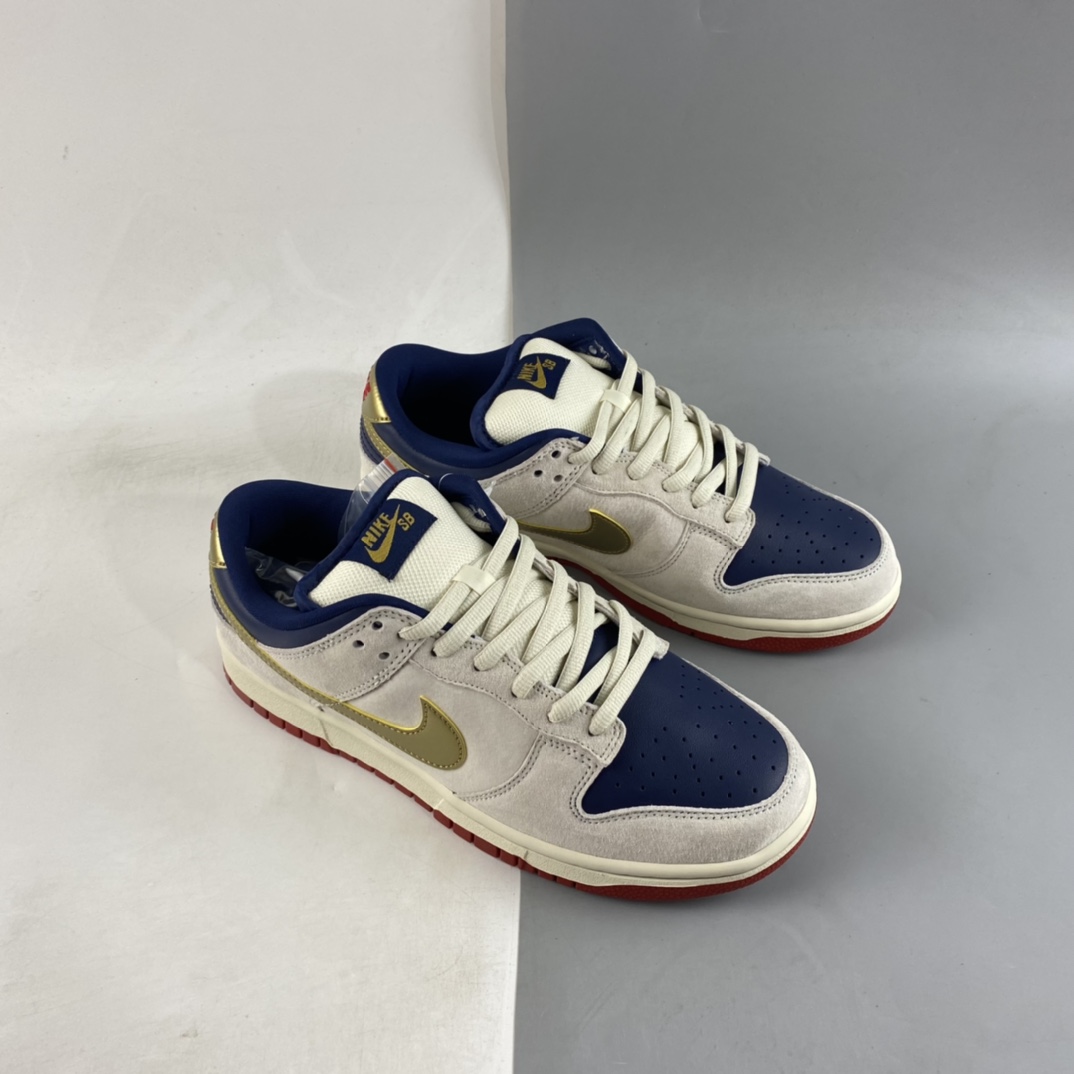 P320  Nike Dunk Low Rro ”Old Spice” 白蓝金 SB低帮运动休闲板鞋 304292-272