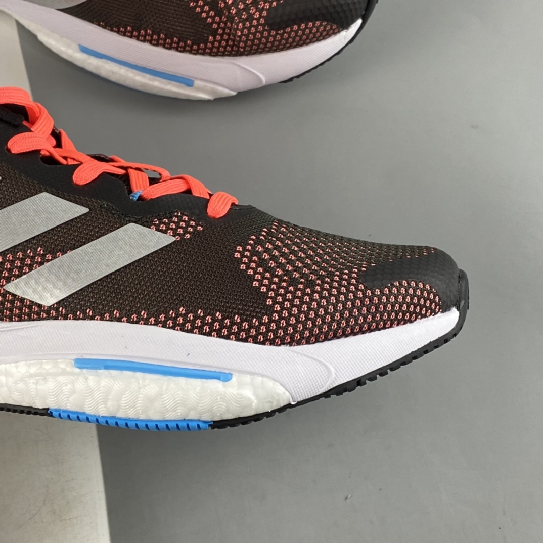 P180  Adidas Solar Glide 5  阿迪随心畅跑系列透气缓震爆米花跑鞋 H01162