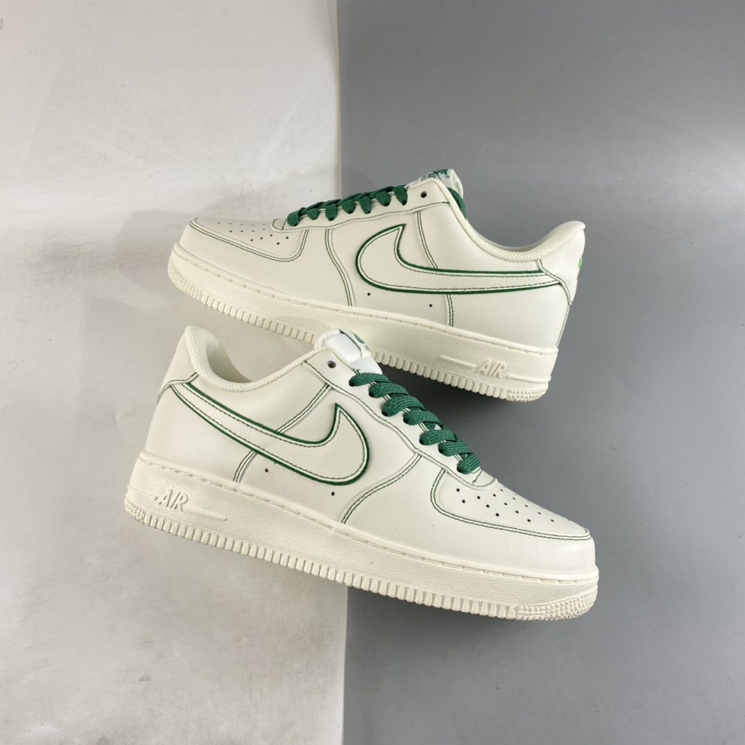 P220  Nike Air Force 1’07 Low 兔八哥 白绿满天星 空军一号低帮休闲板鞋 315122-505