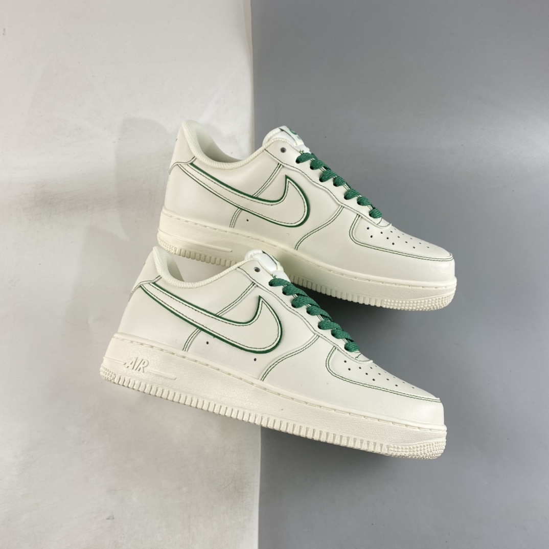 P220  Nike Air Force 1’07 Low 兔八哥 白绿满天星 空军一号低帮休闲板鞋 315122-505
