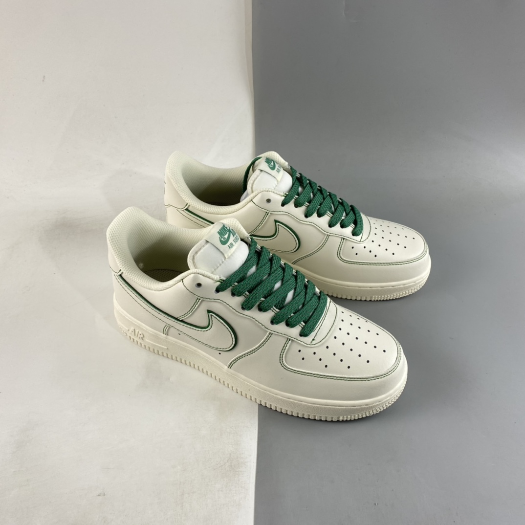 P220  Nike Air Force 1’07 Low 兔八哥 白绿满天星 空军一号低帮休闲板鞋 315122-505