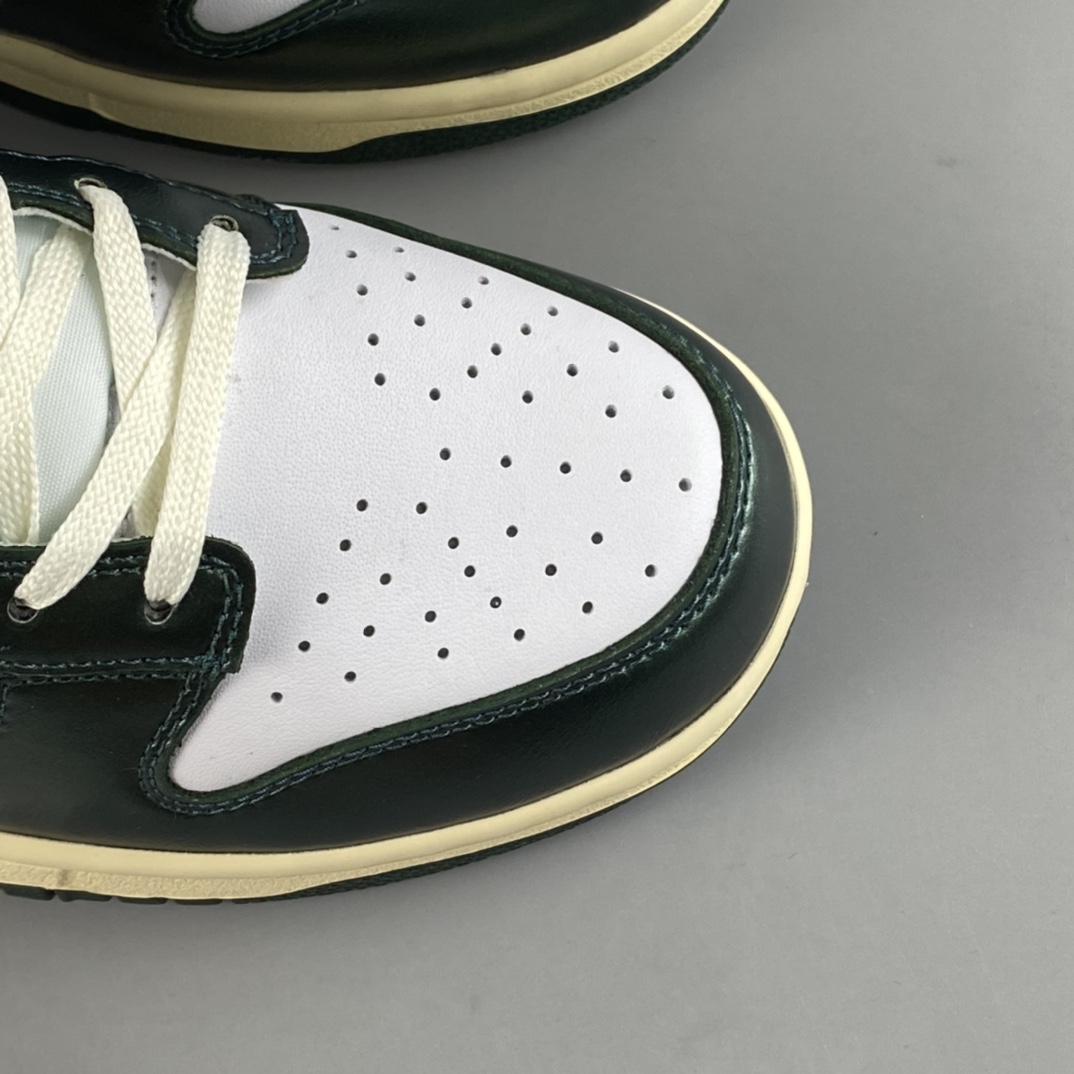 P220  Nike SB Dunk Low ”Vintage Green” 海军绿做旧 SB扣碎篮板时尚休闲板鞋 DQ8580-100