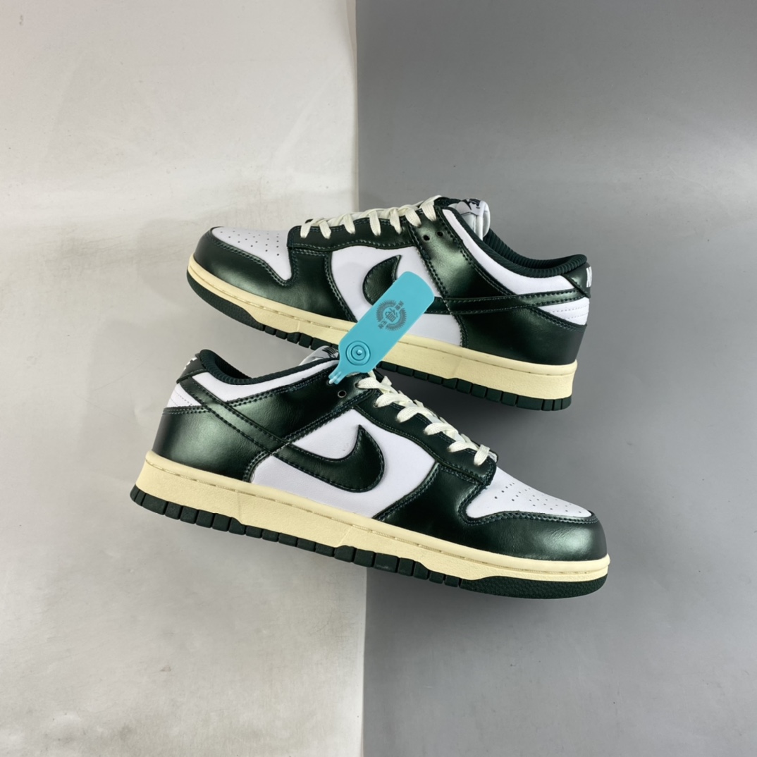 P220  Nike SB Dunk Low ”Vintage Green” 海军绿做旧 SB扣碎篮板时尚休闲板鞋 DQ8580-100