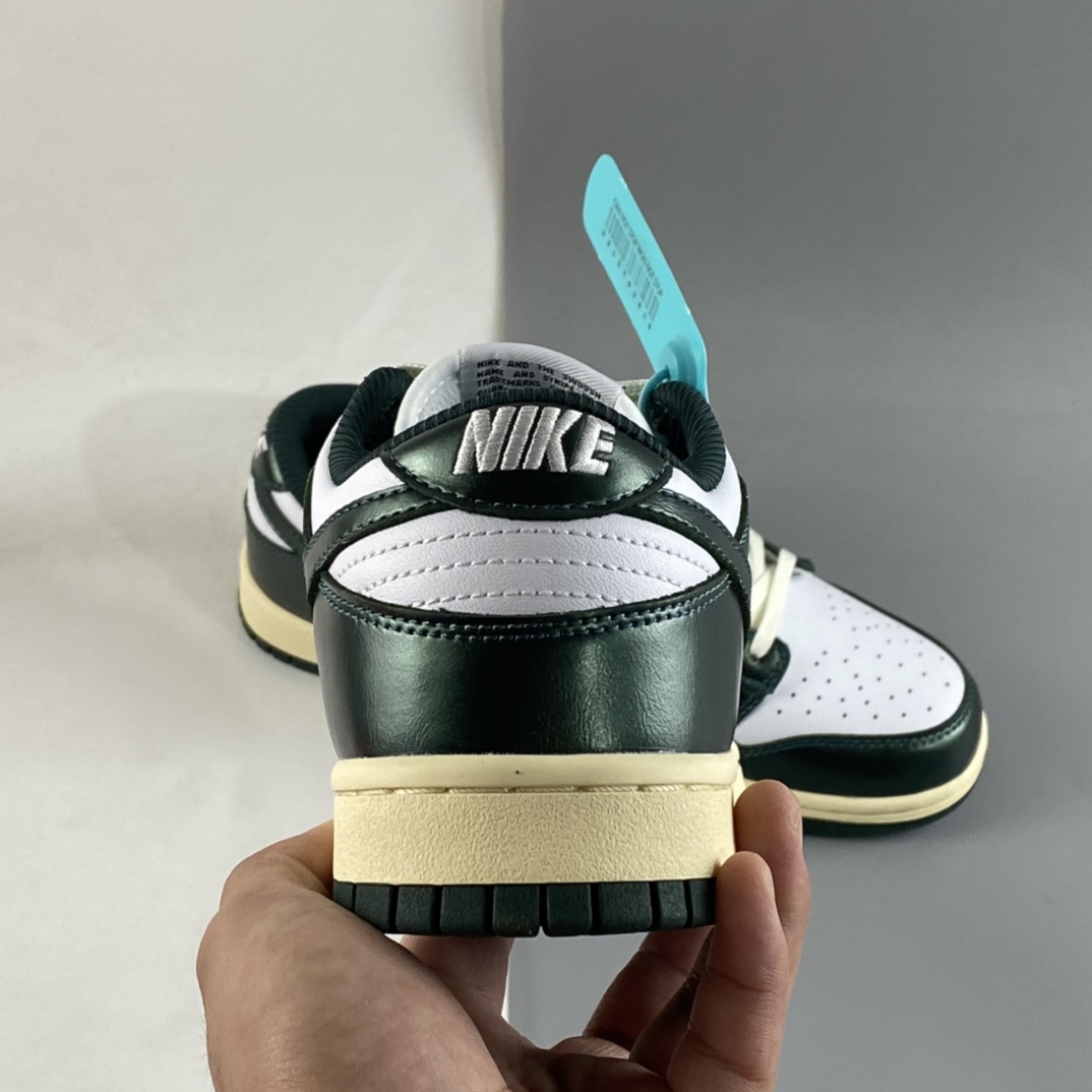 P220  Nike SB Dunk Low ”Vintage Green” 海军绿做旧 SB扣碎篮板时尚休闲板鞋 DQ8580-100