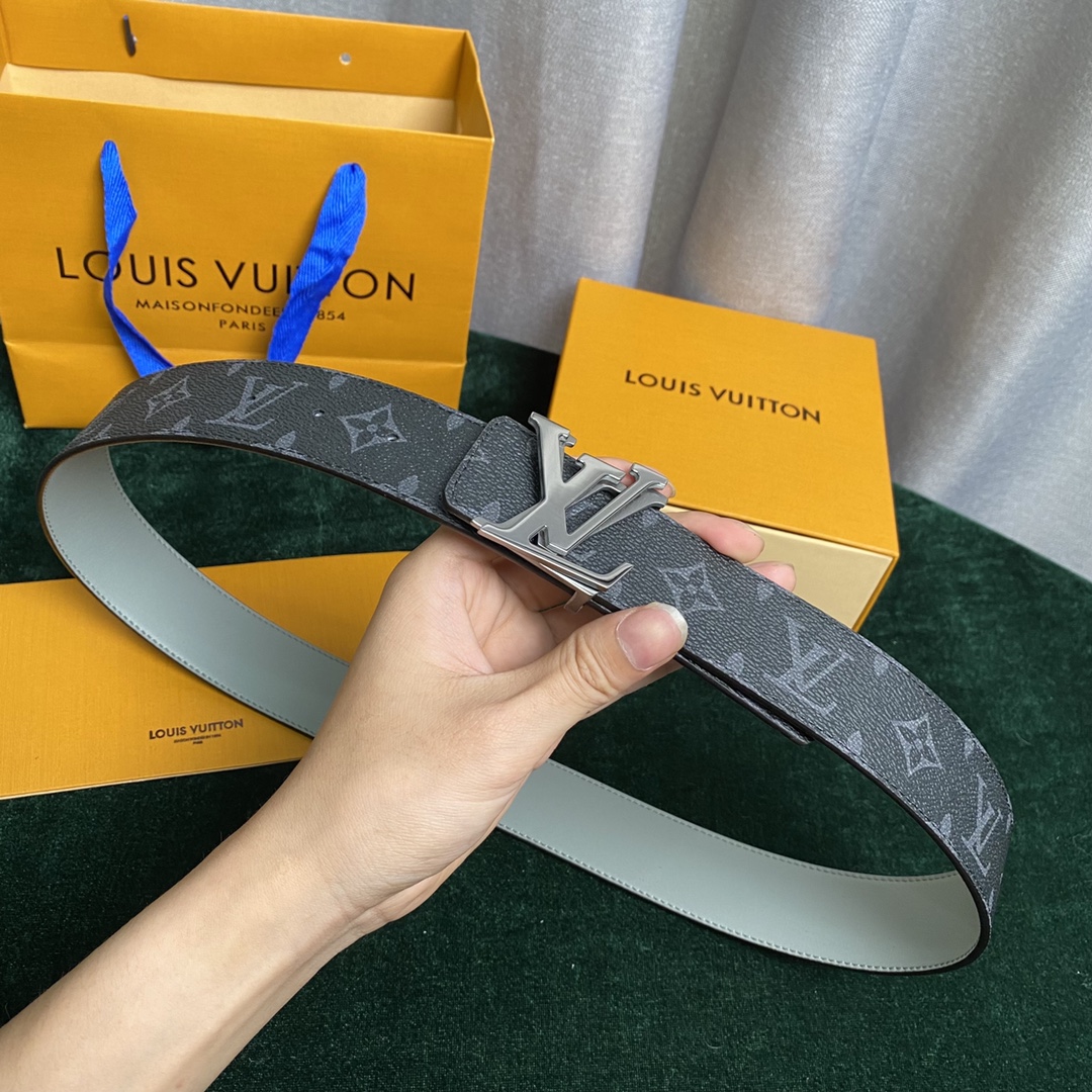 Louis Vuitton Belts Men Canvas