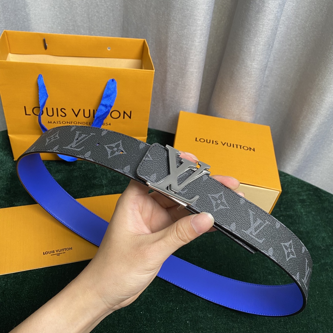 Louis Vuitton Belts Men Canvas