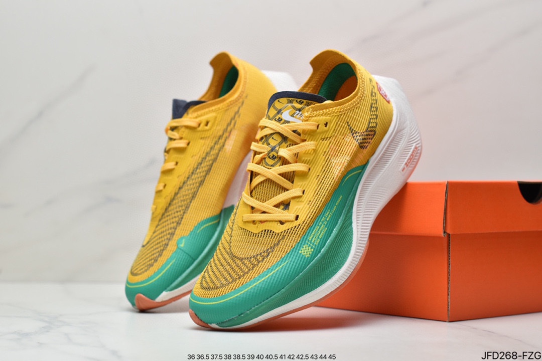 170 耐克Nike ZoomX Vaporfly NEXT% 2”White/Black”破2系列马拉松慢跑鞋DM7601