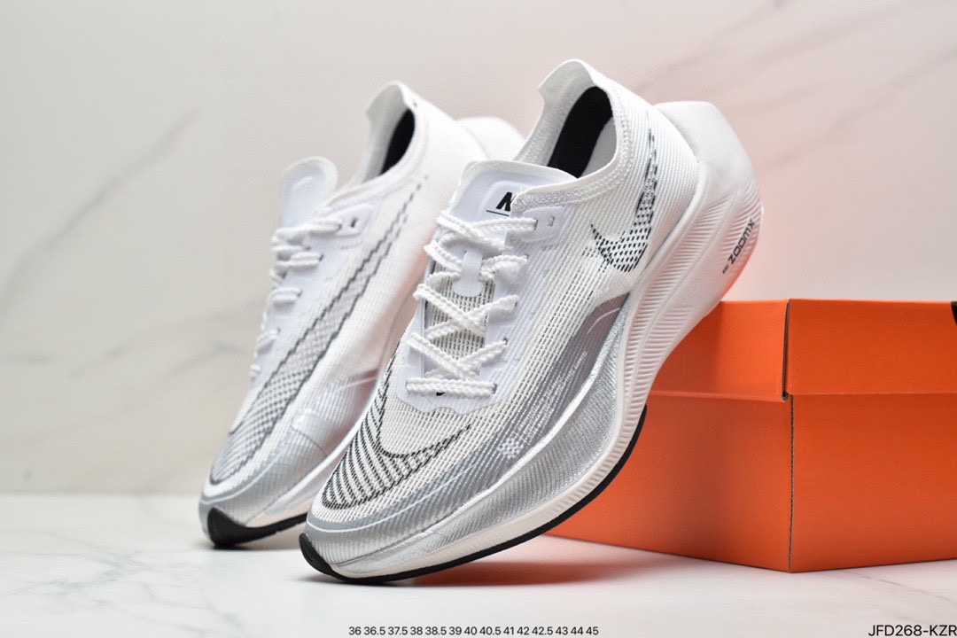 170 耐克Nike ZoomX Vaporfly NEXT% 2”White/Black”破2系列马拉松慢跑鞋DM7601