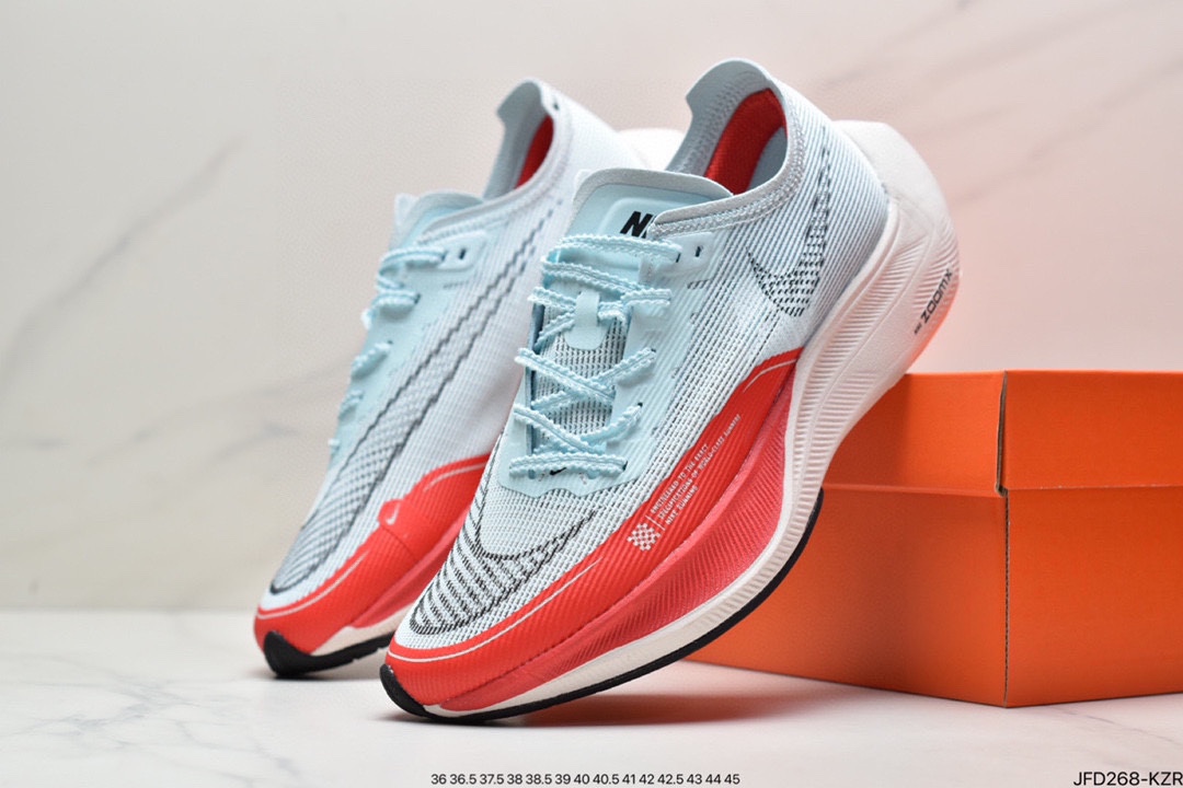 170 耐克Nike ZoomX Vaporfly NEXT% 2”White/Black”破2系列马拉松慢跑鞋DM7601