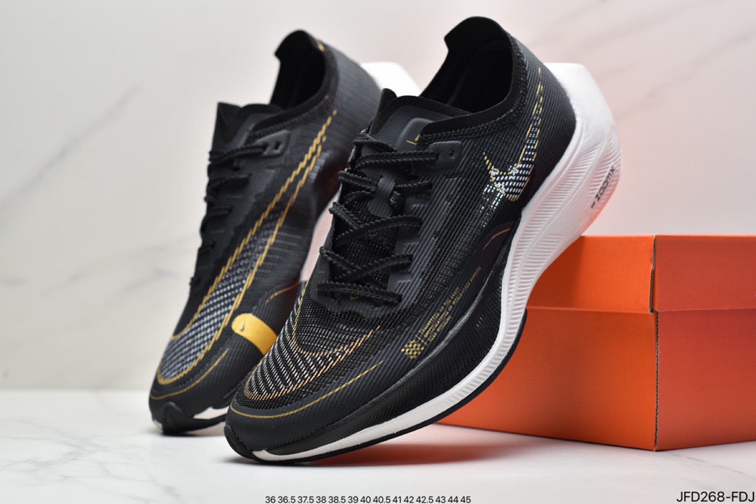 170 耐克Nike ZoomX Vaporfly NEXT% 2”White/Black”破2系列马拉松慢跑鞋DM7601