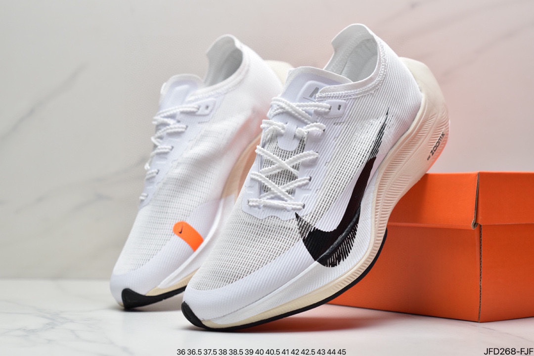 170 耐克Nike ZoomX Vaporfly NEXT% 2”White/Black”破2系列马拉松慢跑鞋DM7601