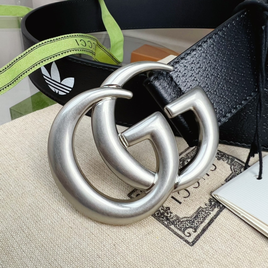 Adidas x Gucci Joint Series: GG Marmont Belt with Trefoil Stamp - 图片 3