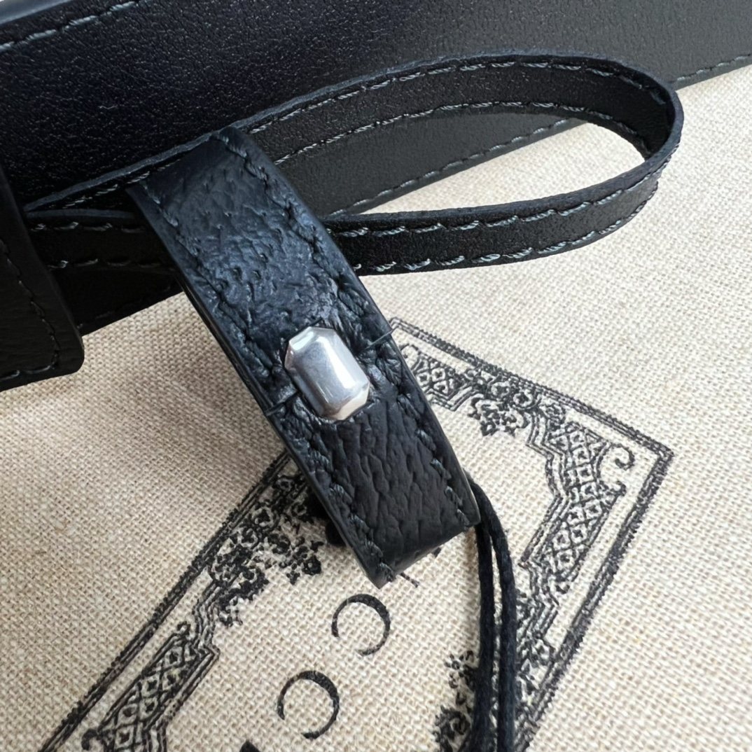 Adidas x Gucci Joint Series: GG Marmont Belt with Trefoil Stamp - 图片 8