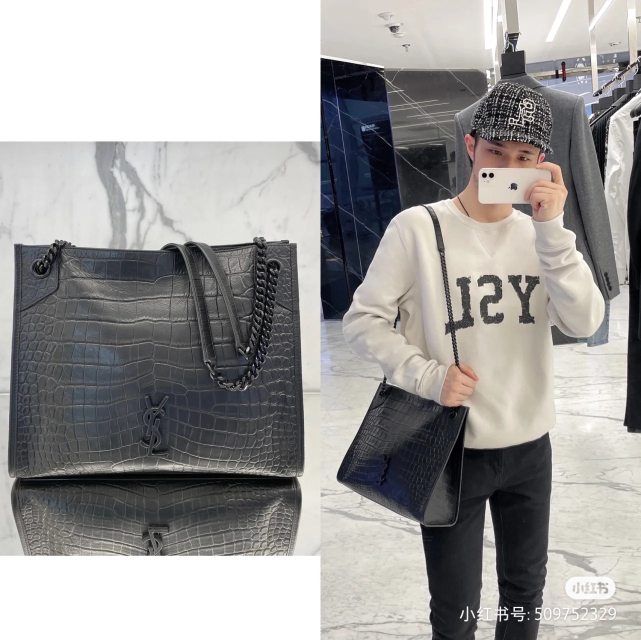 NO:176158,Z-skin highest version three colors Niki shoing bag 577999 men and women neutral style, YSL, saint laurent19860909z皮 最高版本 三个色 Niki shoing bag 577999男女中性款,YSL,saint laurent,Bag