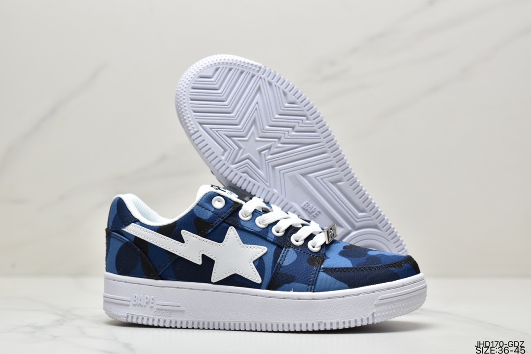 190 潮流教父nigo品牌 王源同款  Bape Sta “Tokyo”经典百搭休闲运动板鞋