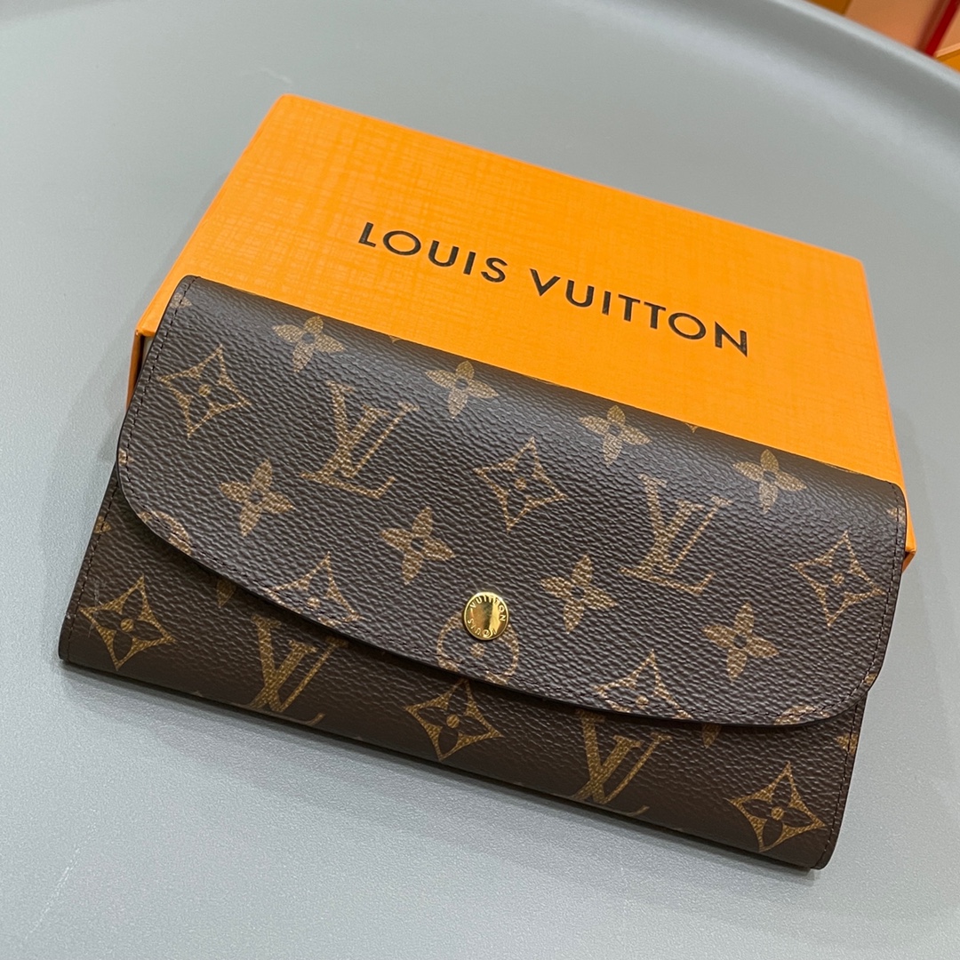 Louis Vuitton AAA
 Wallet Brown Monogram Canvas M60697