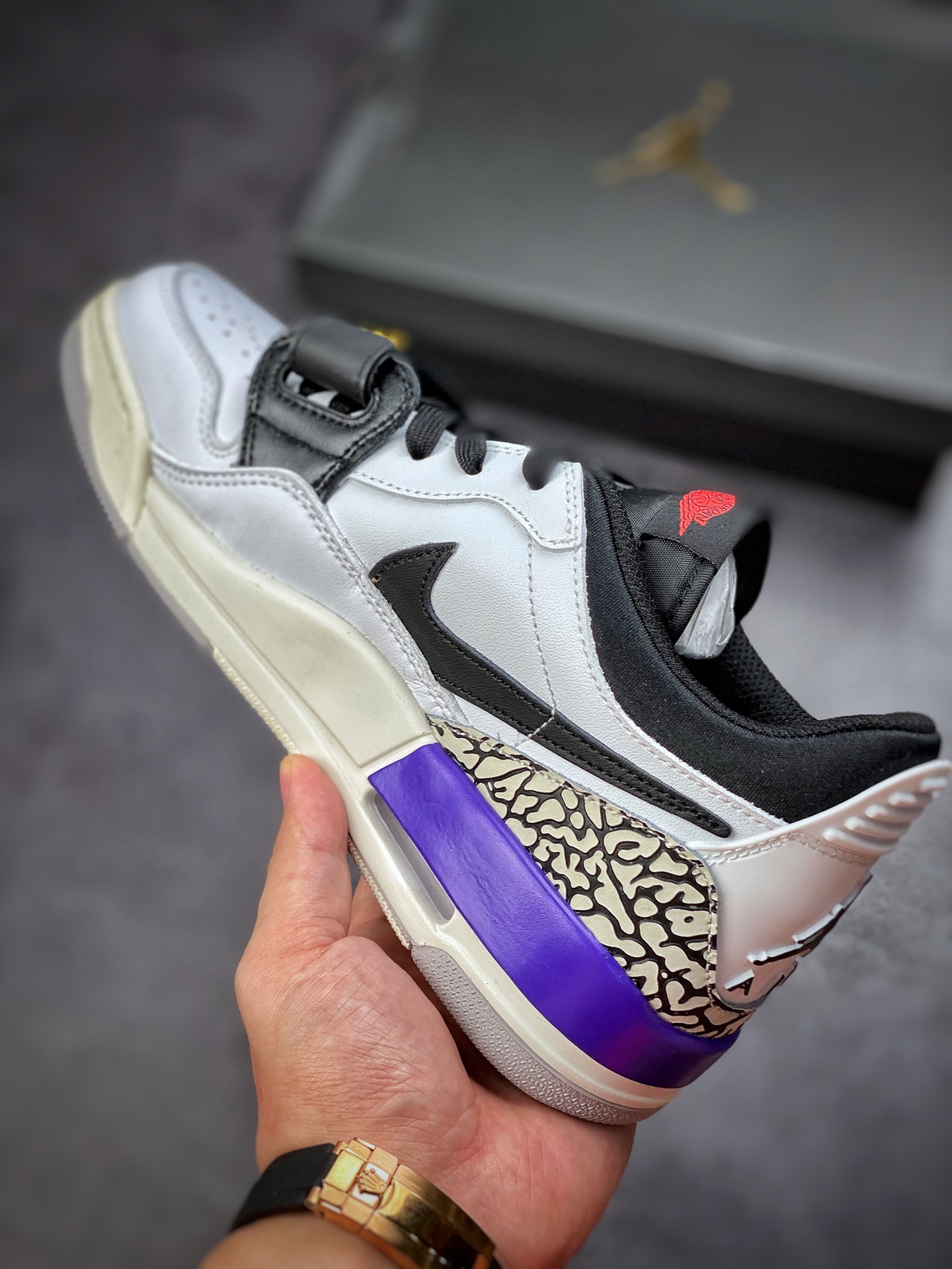260 Air Jordan Legacy 312 湖人 顶级纯原版本头层皮CD9054-102