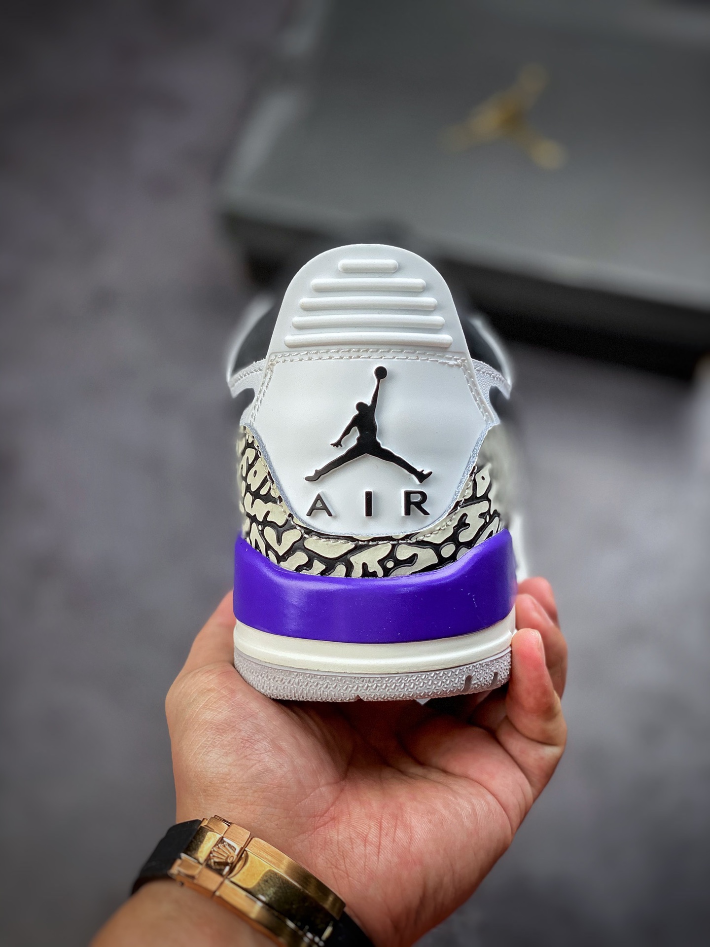 260 Air Jordan Legacy 312 湖人 顶级纯原版本头层皮CD9054-102