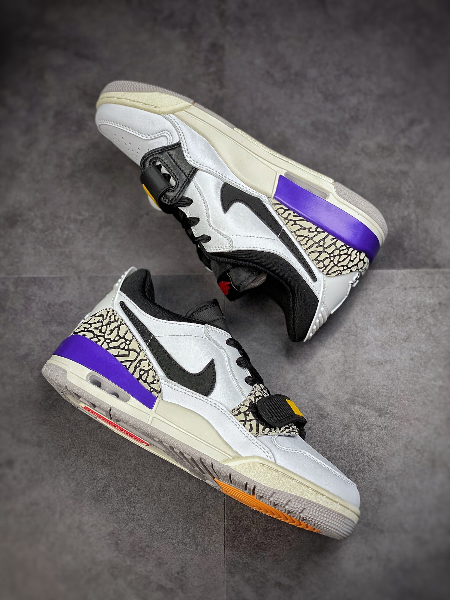 260 Air Jordan Legacy 312 湖人 顶级纯原版本头层皮CD9054-102