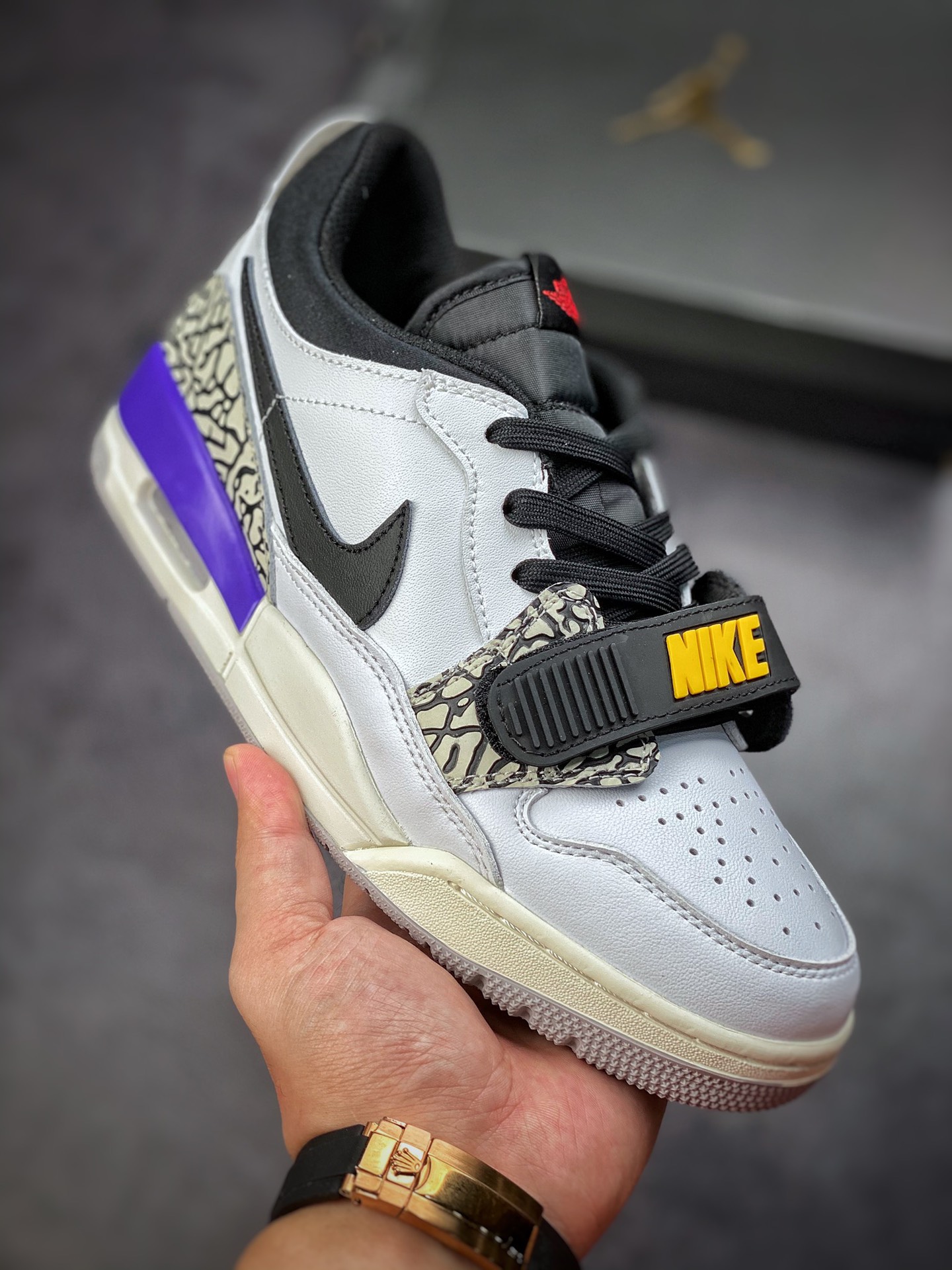 260 Air Jordan Legacy 312 湖人 顶级纯原版本头层皮CD9054-102