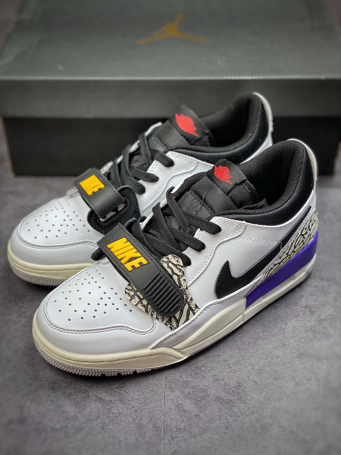 260 Air Jordan Legacy 312 湖人 顶级纯原版本头层皮CD9054-102