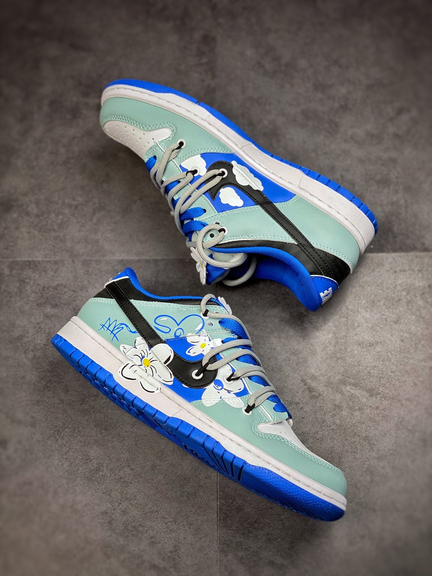 190 Futura x Nike Dunk Low SB联名 解构绑带滑板鞋 CW1590-104