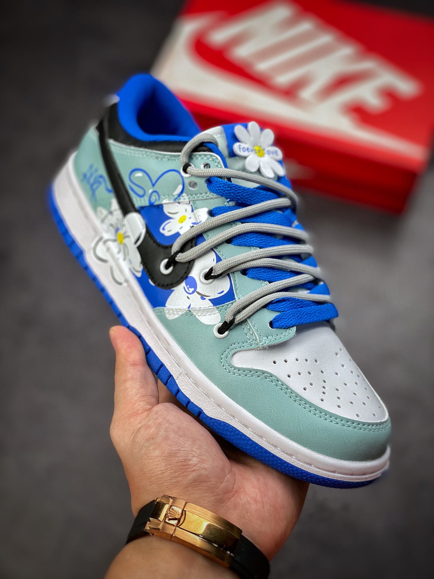 190 Futura x Nike Dunk Low SB联名 解构绑带滑板鞋 CW1590-104