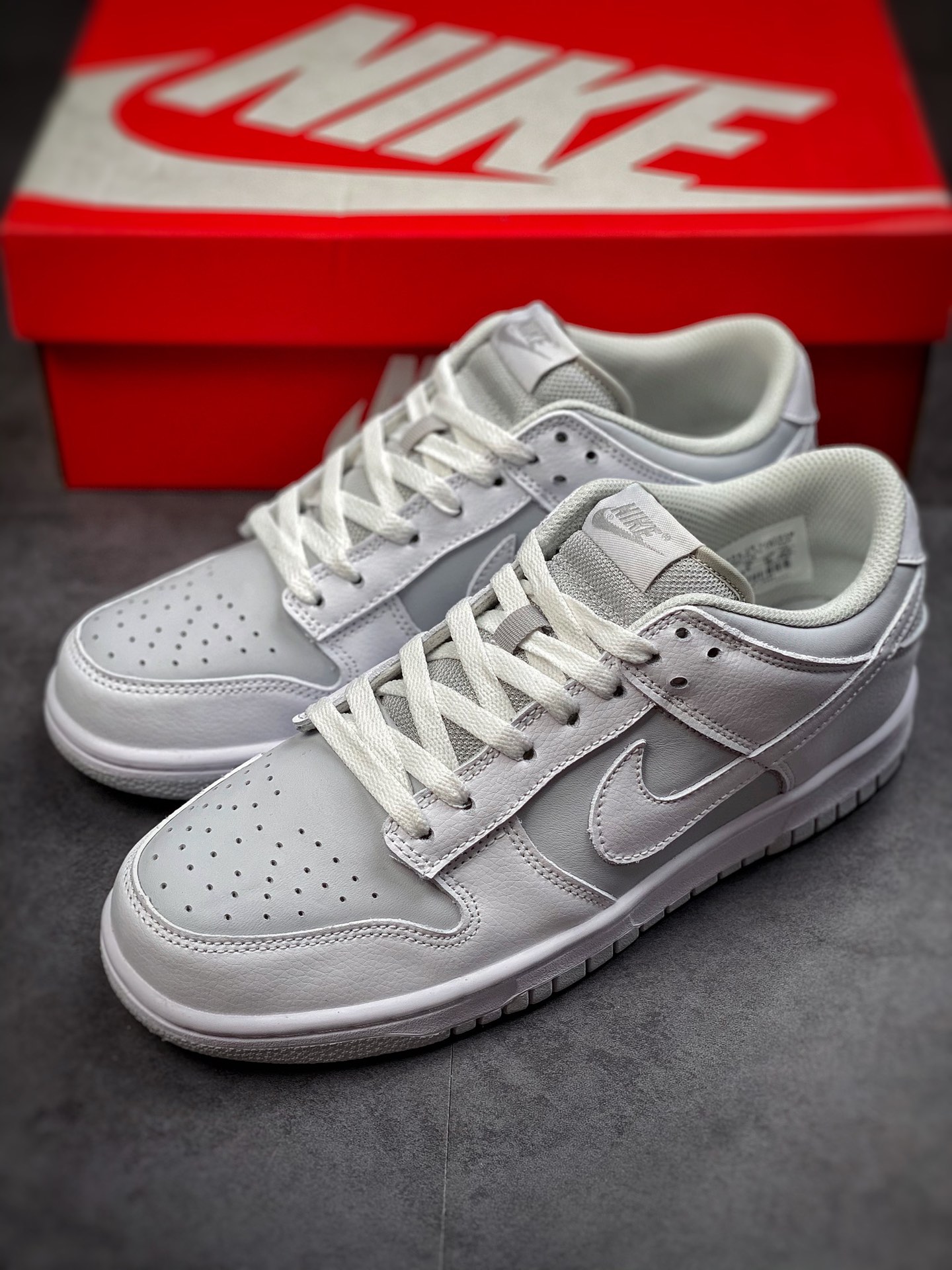 260 Nike SB Dunk low 进口头层 复刻经典灰白配色 309431-115