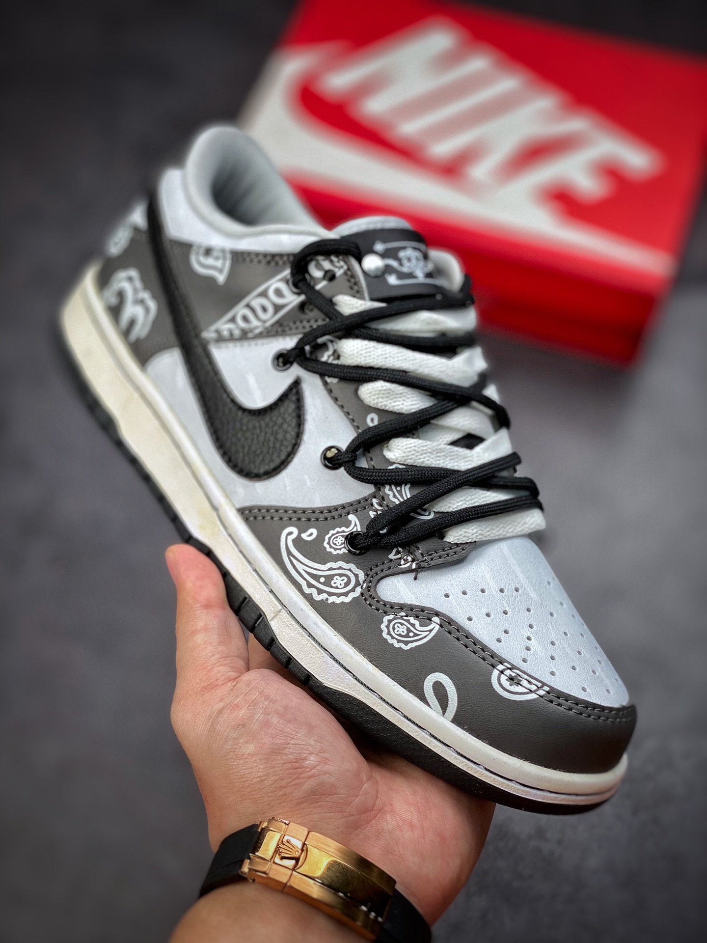 190 Futura x Nike Dunk Low SB联名 解构绑带滑板鞋 DD3363-002